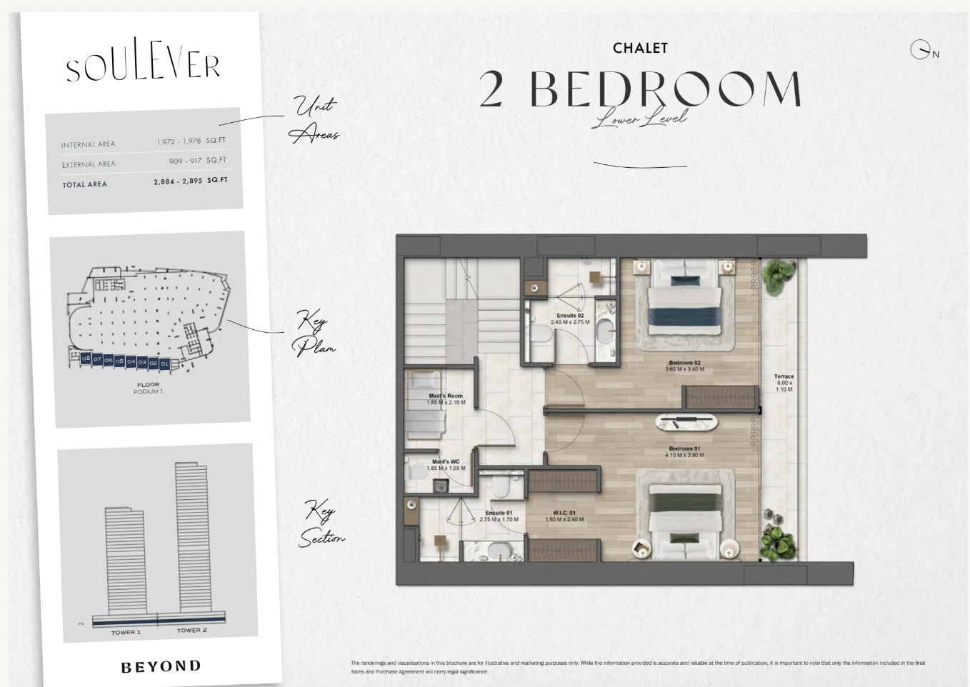 2 Bedroom Residence (Type A) floor plan