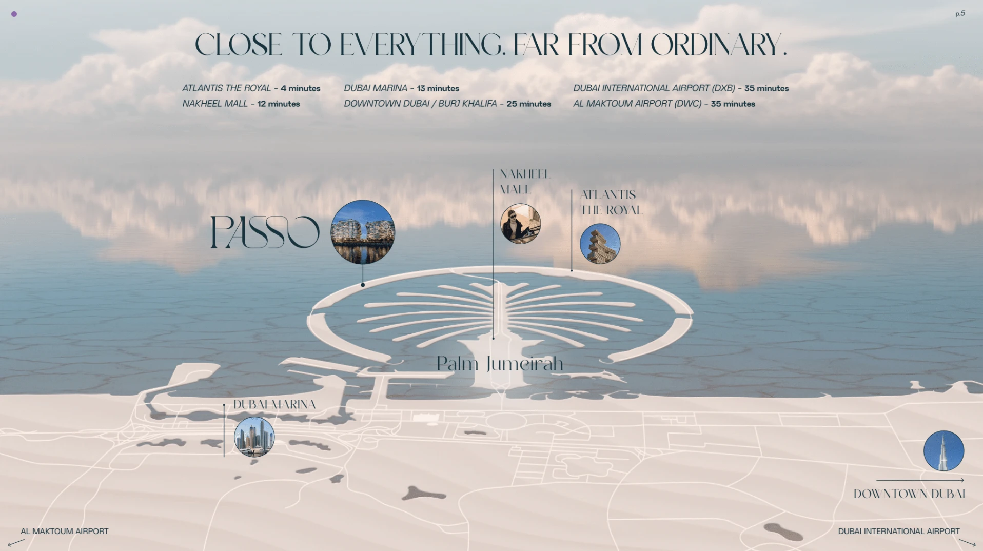 Passo at Palm Jumeirah | The Strategic Asset Audit by Ali Faizan location map